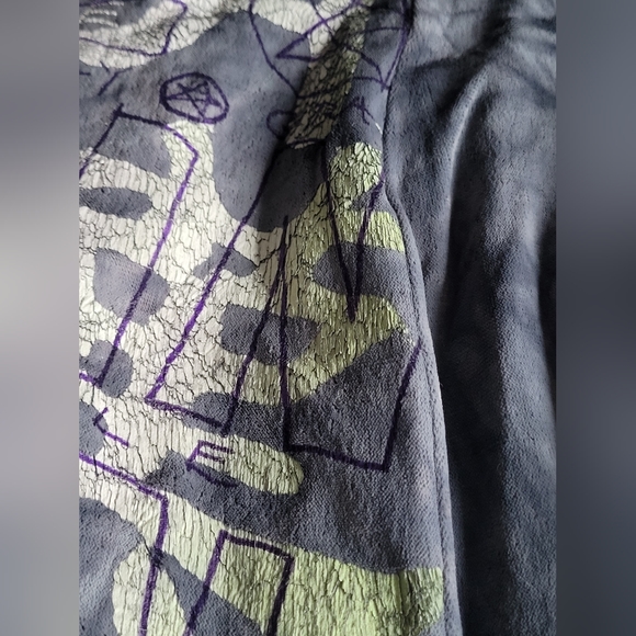 The people of the labyrinths soft velvet full length dress in size small. - Picture 7 of 7